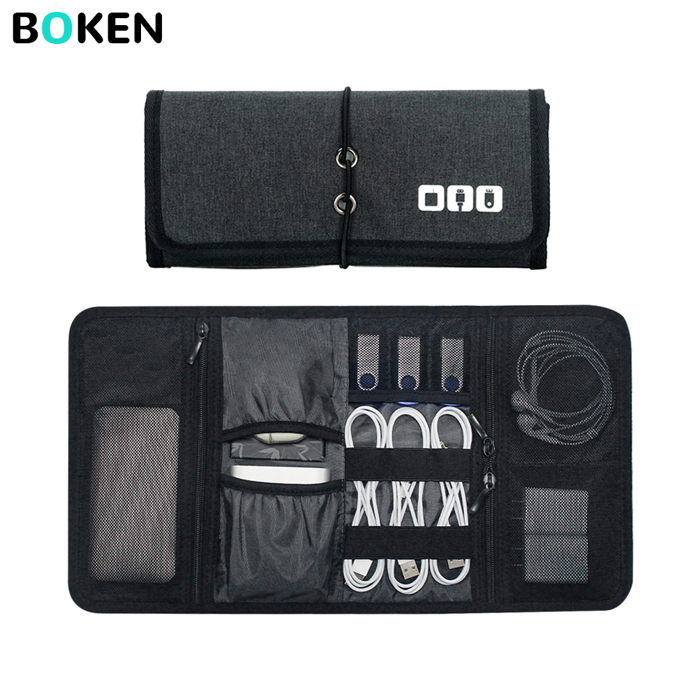 Tech Accessories Case - Borsa Organizer per Accessori Elettronici, Custodia