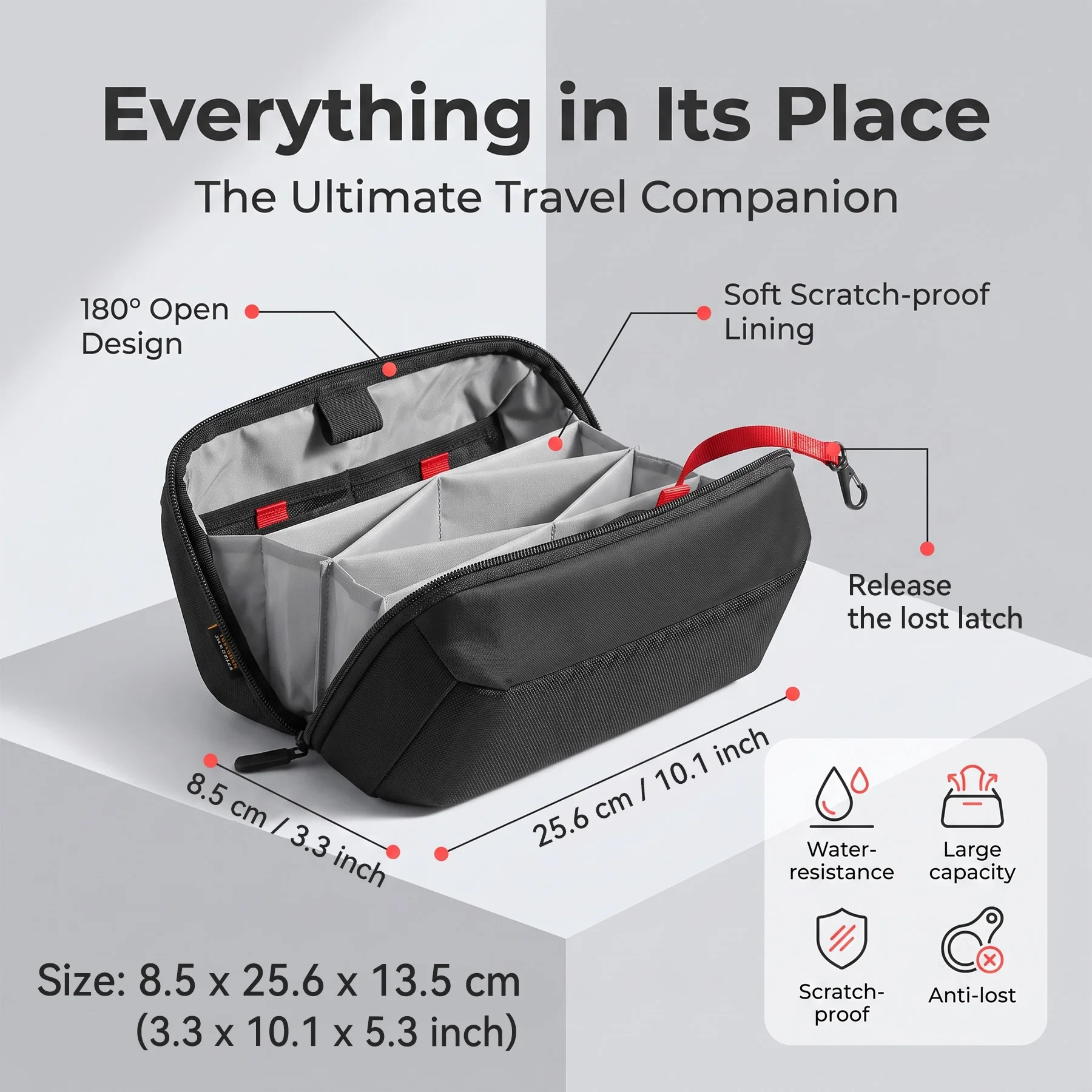 Organizer da Viaggio per Dispo - Tech Accessories Case recensione e prezzo